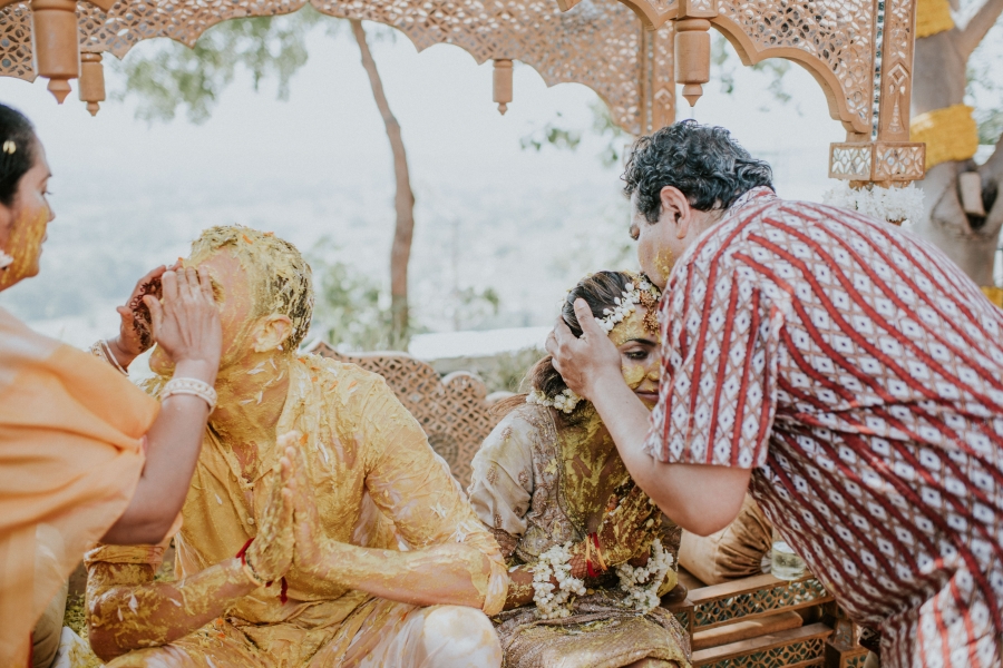 FIH Fotografie » Indian Haldi Ceremony 