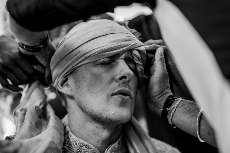FIH Fotografie » Safa Tying (tulband ceremony)