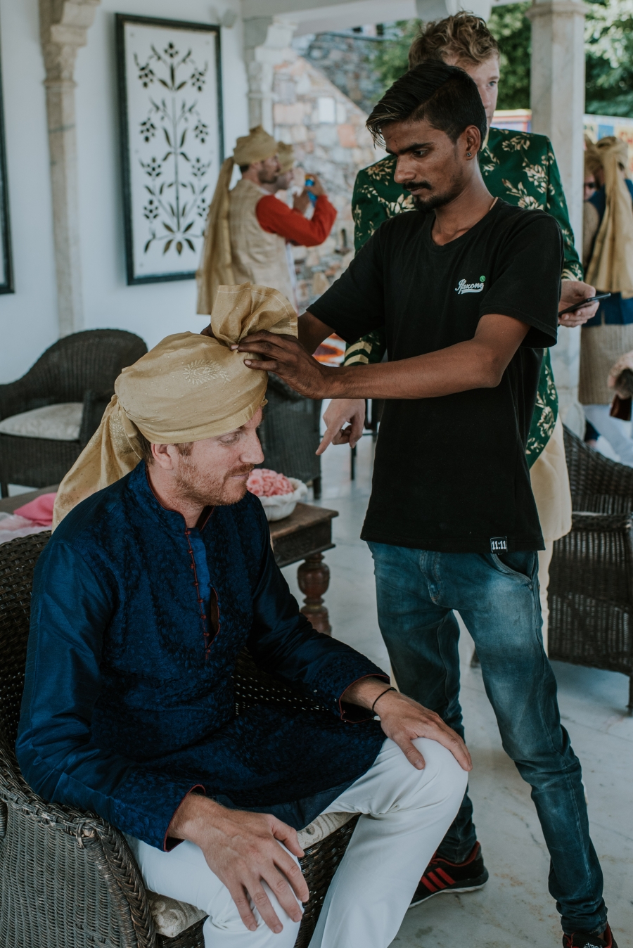 FIH Fotografie » Safa Tying (tulband ceremony)